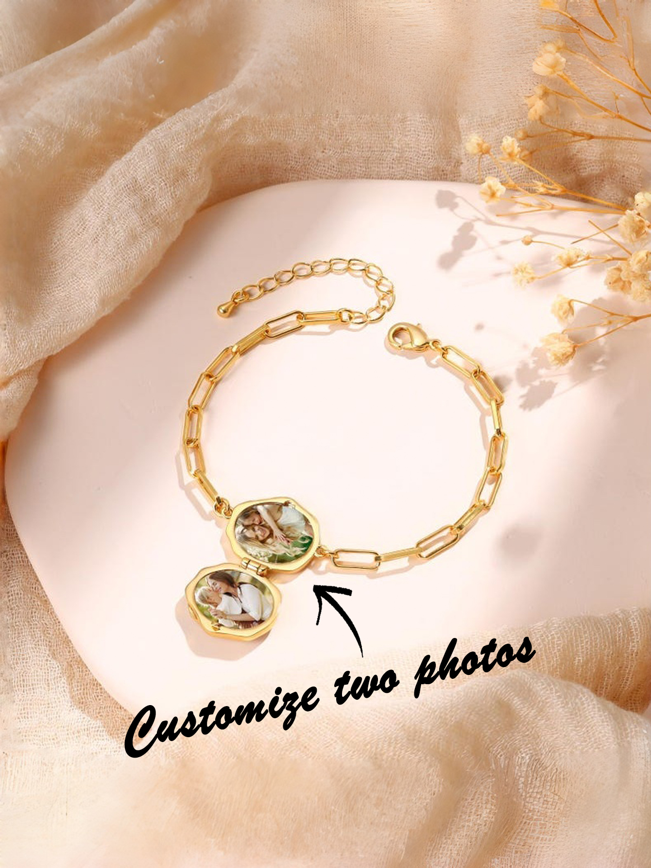 Custom Little Angel Photo Bracelet